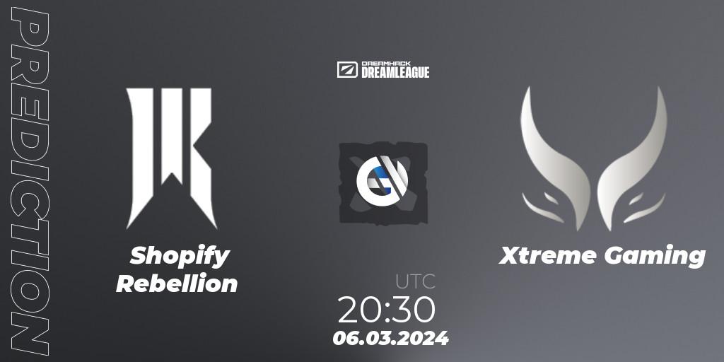 Shopify Rebellion - Xtreme Gaming: ennuste. 06.03.24, Dota 2, DreamLeague Season 22