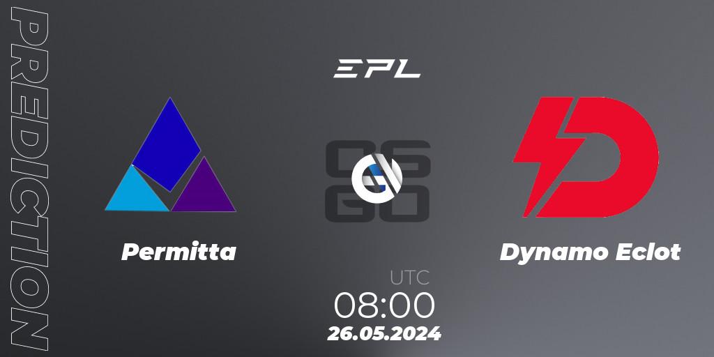 Permitta - Dynamo Eclot: ennuste. 26.05.2024 at 08:00, Counter-Strike (CS2), European Pro League Season 16