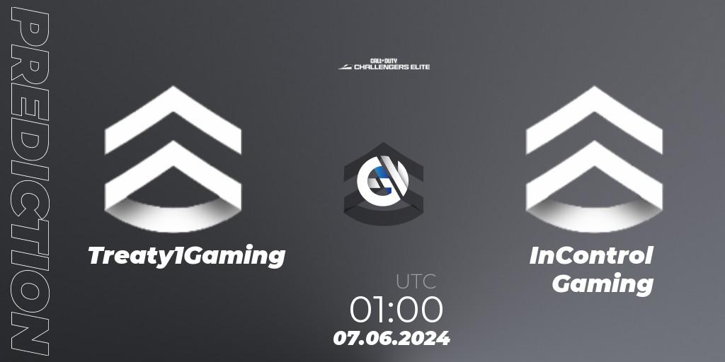 Treaty1Gaming - InControl Gaming: ennuste. 07.06.2024 at 00:00, Call of Duty, Call of Duty Challengers 2024 - Elite 3: NA