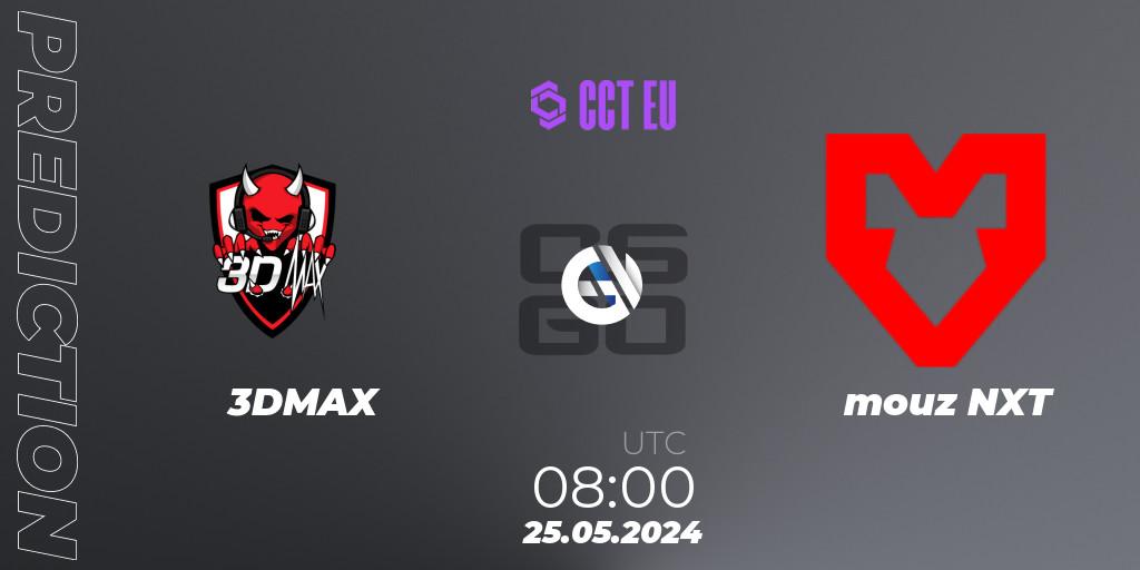 3DMAX - mouz NXT: ennuste. 25.05.2024 at 08:00, Counter-Strike (CS2), CCT Season 2 European Series #3
