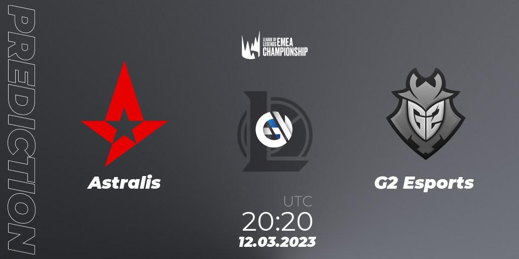 Astralis - G2 Esports: ennuste. 12.03.2023 at 21:00, LoL, LEC Spring 2023 - Regular Season