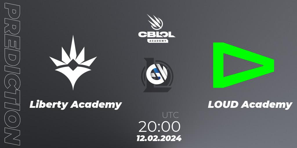 Liberty Academy - LOUD Academy: ennuste. 12.02.2024 at 21:00, LoL, CBLOL Academy Split 1 2024