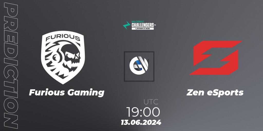 Furious Gaming - Zen eSports: ennuste. 15.06.2024 at 16:00, VALORANT, VALORANT Challengers 2024 LAS: Split 2