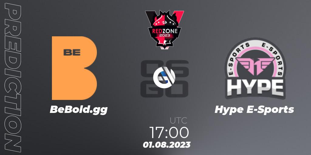 BeBold.gg - Hype E-Sports: ennuste. 01.08.2023 at 17:00, Counter-Strike (CS2), RedZone PRO League Season 5