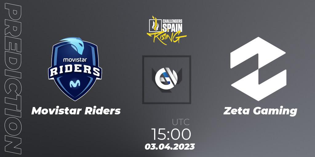 Movistar Riders - Zeta Gaming: ennuste. 03.04.23, VALORANT, VALORANT Challengers 2023 Spain: Rising Split 2