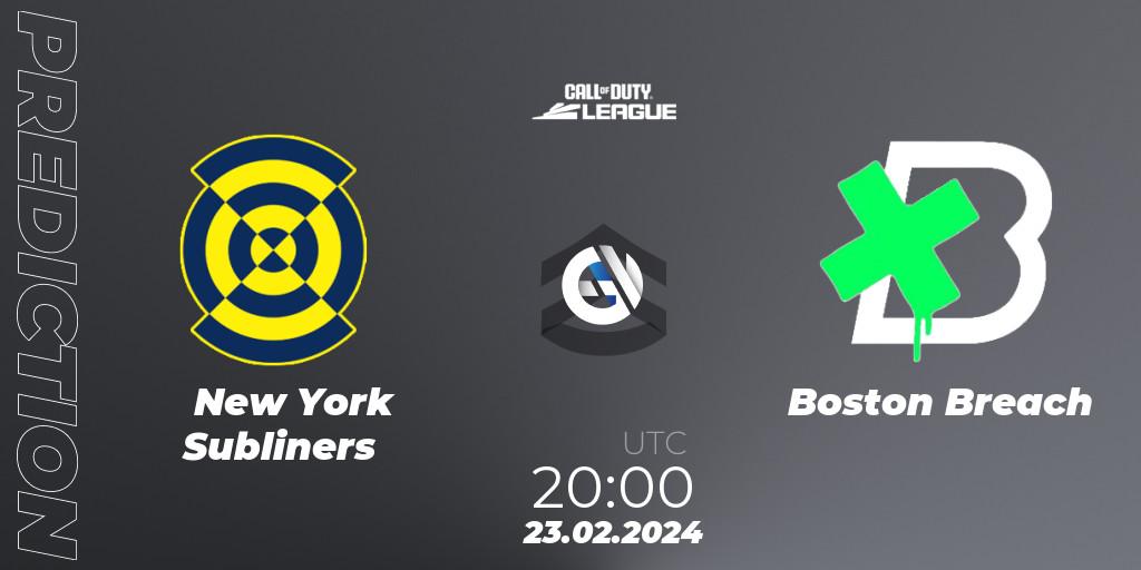 New York Subliners - Boston Breach: ennuste. 23.02.24, Call of Duty, Call of Duty League 2024: Stage 2 Major Qualifiers