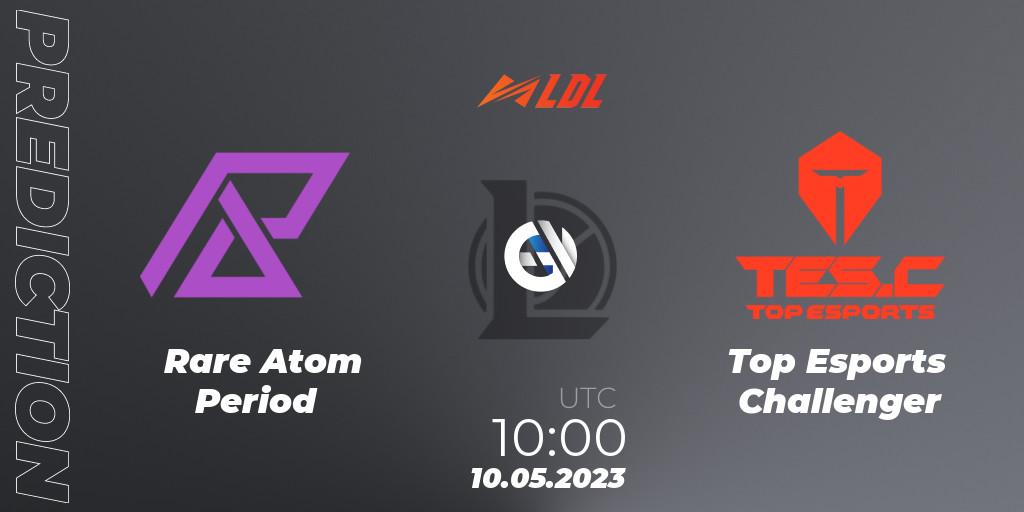 Rare Atom Period - Top Esports Challenger: ennuste. 10.05.2023 at 11:20, LoL, LDL 2023 - Regular Season - Stage 2