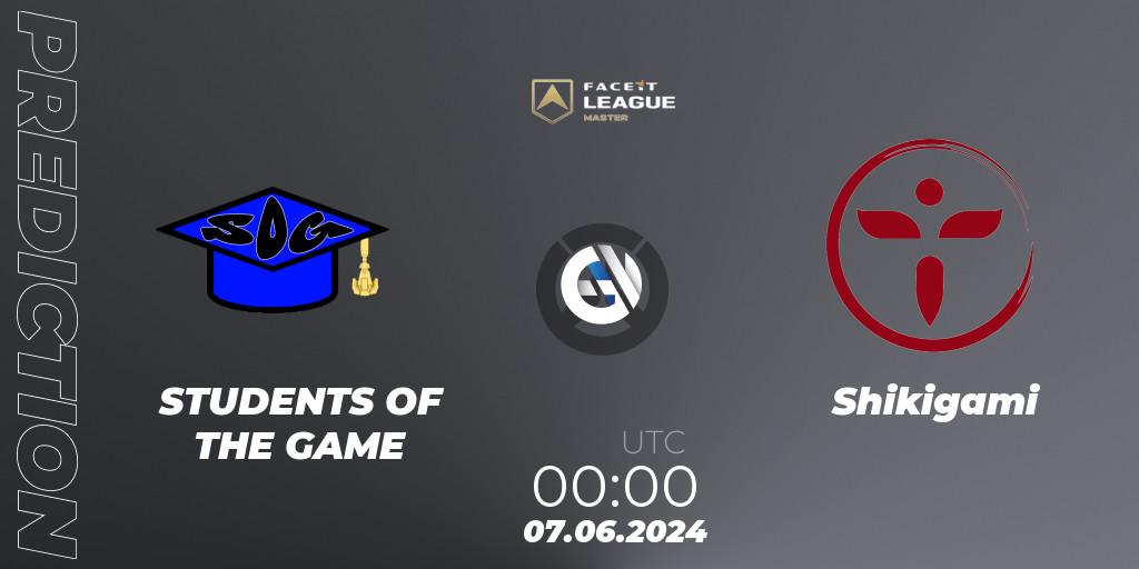STUDENTS OF THE GAME - Shikigami: ennuste. 07.06.2024 at 00:00, Overwatch, FACEIT League Season 1 - NA Master Road to EWC