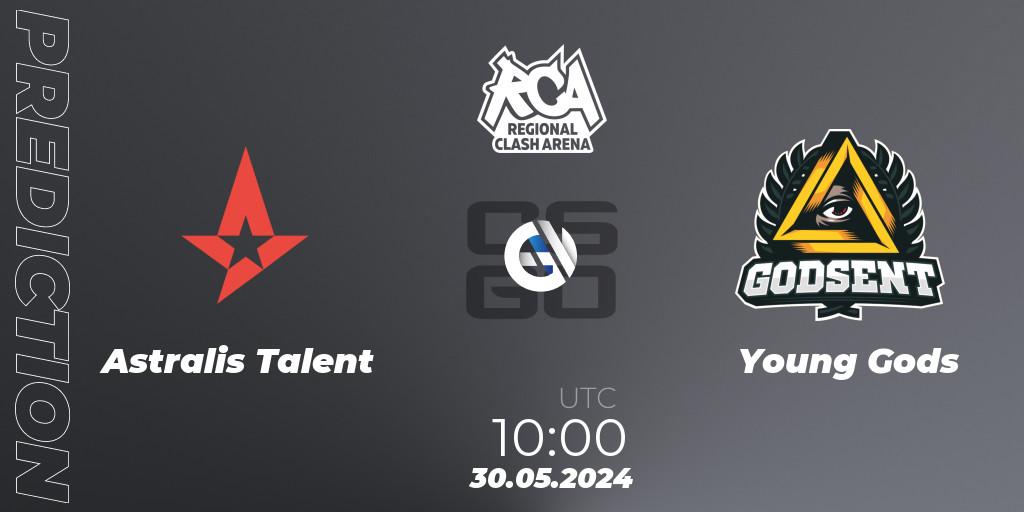 Astralis Talent - Young Gods: ennuste. 30.05.2024 at 10:00, Counter-Strike (CS2), Regional Clash Arena Europe: Closed Qualifier