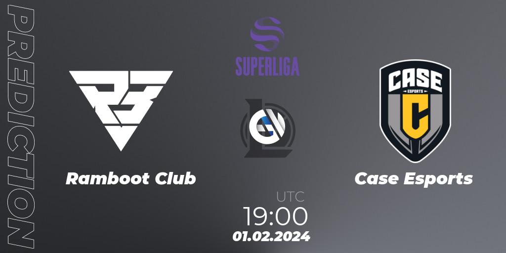 Ramboot Club - Case Esports: ennuste. 01.02.2024 at 19:00, LoL, Superliga Spring 2024 - Group Stage