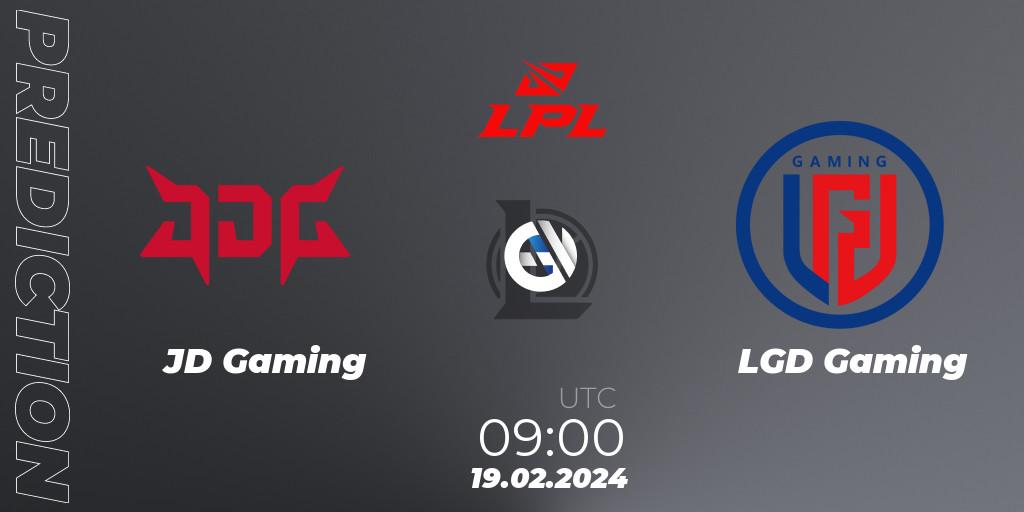 JD Gaming - LGD Gaming: ennuste. 19.02.24, LoL, LPL Spring 2024 - Group Stage