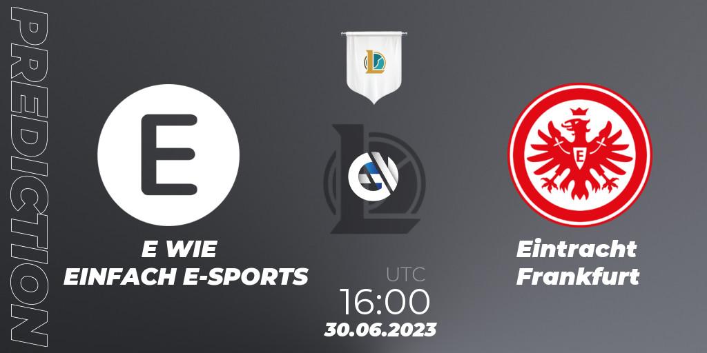 E WIE EINFACH E-SPORTS - Eintracht Frankfurt: ennuste. 30.06.2023 at 20:00, LoL, Prime League Summer 2023 - Group Stage