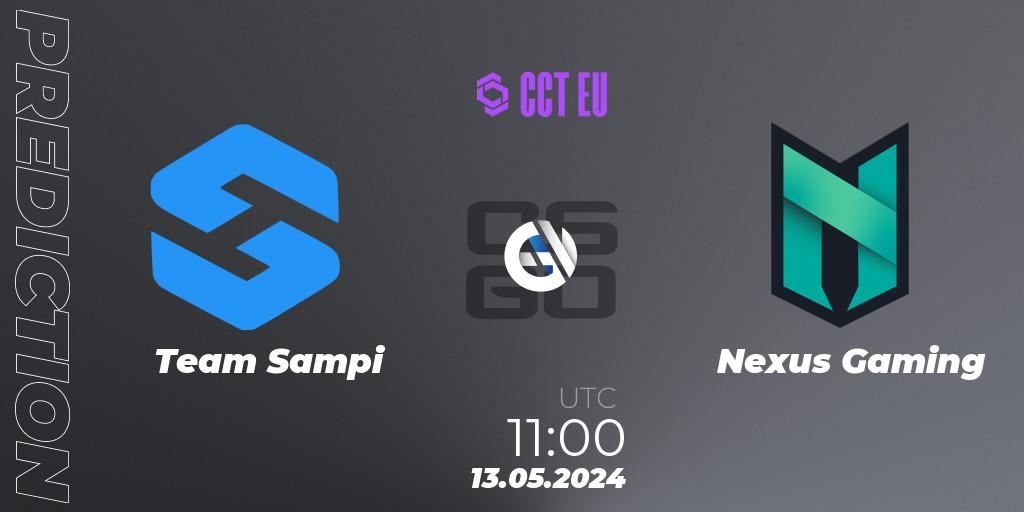 Team Sampi - Nexus Gaming: ennuste. 13.05.2024 at 11:00, Counter-Strike (CS2), CCT Season 2 European Series #3