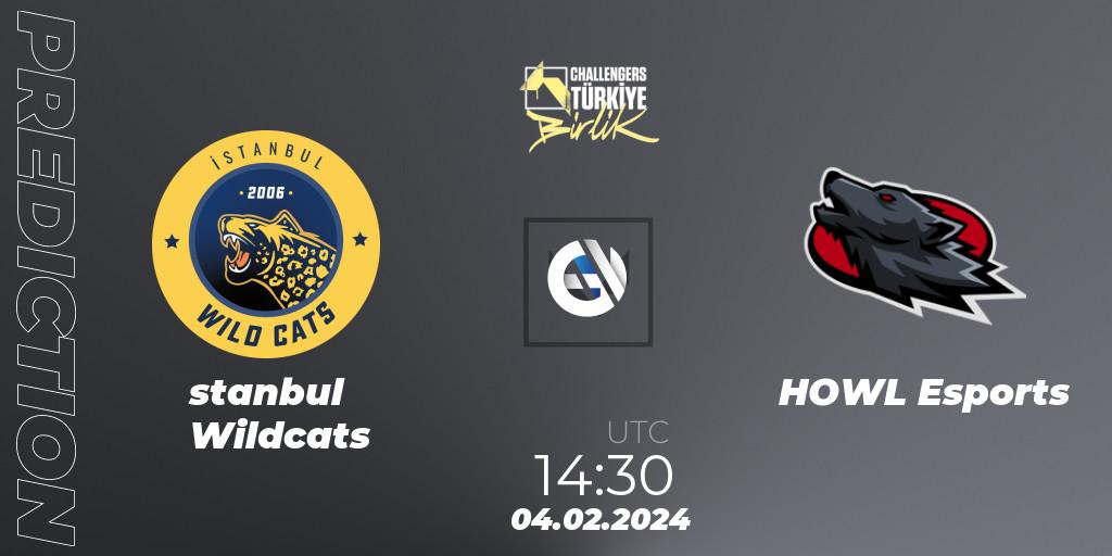 İstanbul Wildcats - HOWL Esports: ennuste. 04.02.24, VALORANT, VALORANT Challengers 2024 Turkey: Birlik Split 1