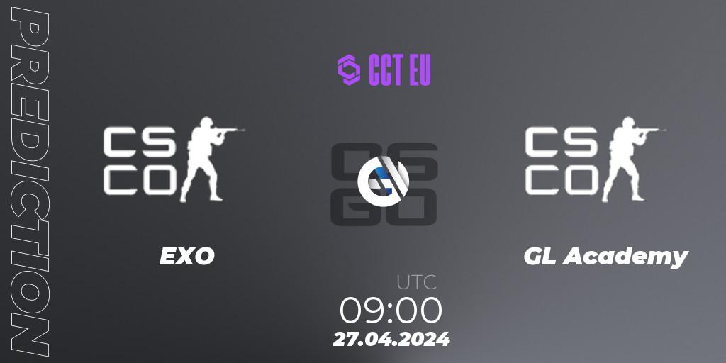 EXO Clan - GamerLegion Academy: ennuste. 27.04.24, CS2 (CS:GO), CCT Season 2 Europe Series 2 Closed Qualifier