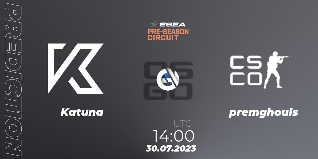 Katuna - premghouls: ennuste. 30.07.23, CS2 (CS:GO), ESEA Pre-Season Circuit 2023: European Final