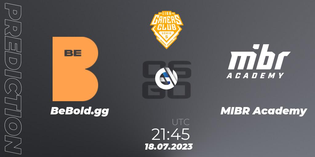 BeBold.gg - MIBR Academy: ennuste. 18.07.2023 at 22:30, Counter-Strike (CS2), Gamers Club Liga Série S: Season 3