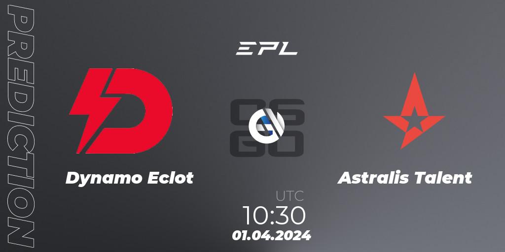Dynamo Eclot - Astralis Talent: ennuste. 01.04.24, CS2 (CS:GO), European Pro League Season 16: Division 2
