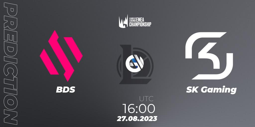 BDS - SK Gaming: ennuste. 26.08.2023 at 16:00, LoL, LEC Finals 2023