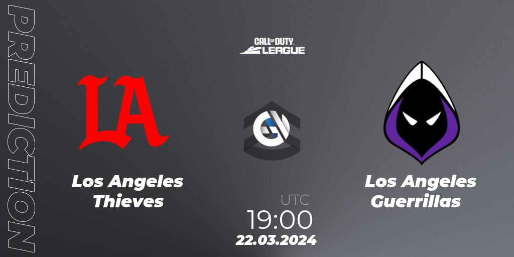 Los Angeles Thieves - Los Angeles Guerrillas: ennuste. 22.03.24, Call of Duty, Call of Duty League 2024: Stage 2 Major