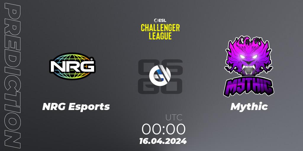 NRG Esports - Mythic: ennuste. 16.04.24, CS2 (CS:GO), ESL Challenger League Season 47: North America