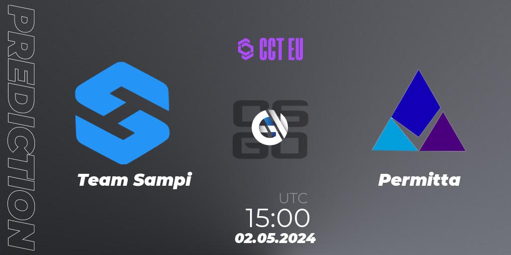 Team Sampi - Permitta: ennuste. 02.05.2024 at 15:00, Counter-Strike (CS2), CCT Season 2 Europe Series 2 