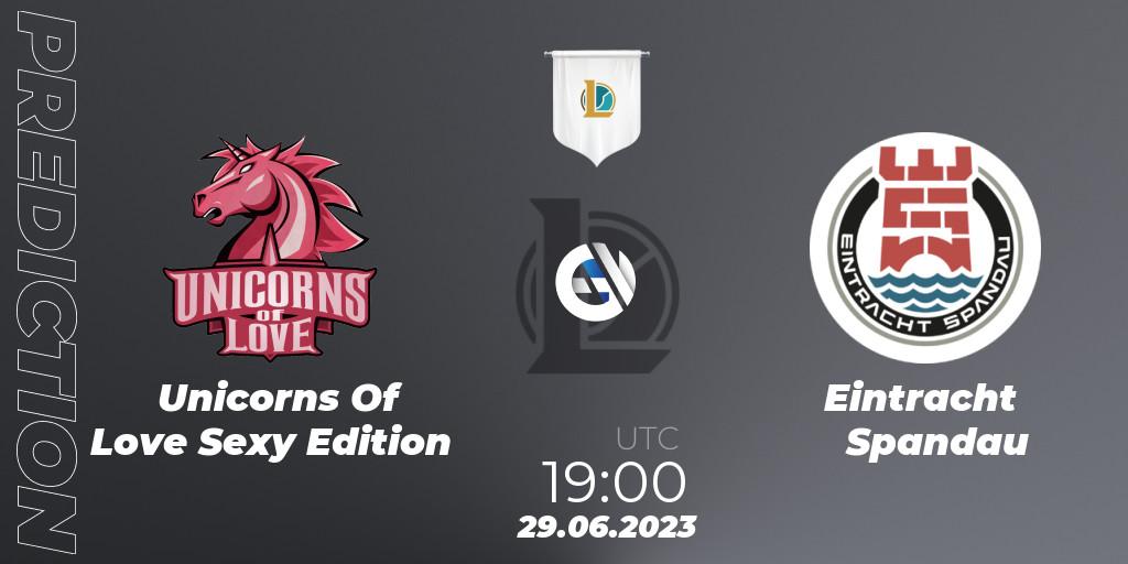 Unicorns Of Love Sexy Edition - Eintracht Spandau: ennuste. 29.06.2023 at 19:00, LoL, Prime League Summer 2023 - Group Stage