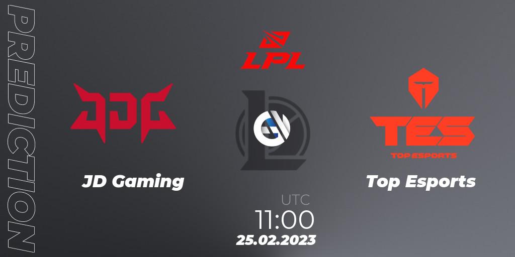 JD Gaming - Top Esports: ennuste. 25.02.2023 at 12:10, LoL, LPL Spring 2023 - Group Stage