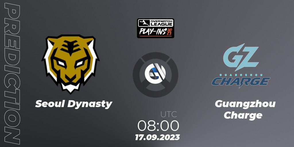Seoul Dynasty - Guangzhou Charge: ennuste. 17.09.23, Overwatch, Overwatch League 2023 - Play-Ins