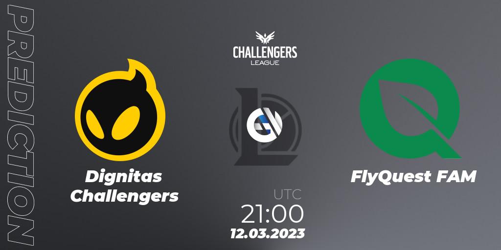 Dignitas Challengers - FlyQuest FAM: ennuste. 12.03.23, LoL, NACL 2023 Spring - Playoffs