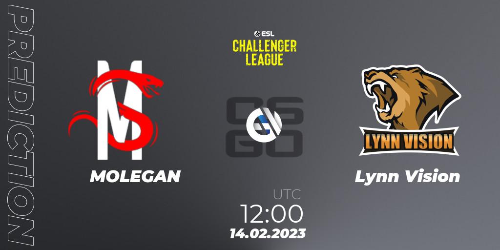 MOLEGAN - Lynn Vision: ennuste. 14.02.23, CS2 (CS:GO), ESL Challenger League Season 44: Asia-Pacific