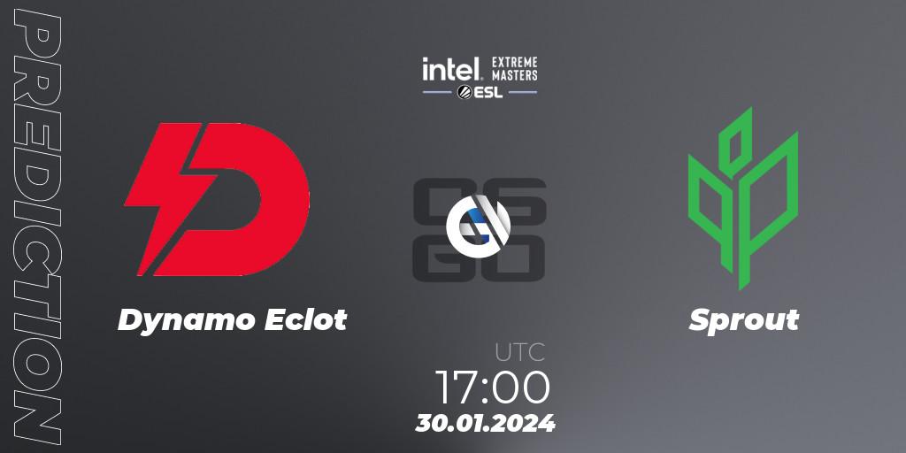 Dynamo Eclot - Sprout: ennuste. 30.01.2024 at 17:00, Counter-Strike (CS2), Intel Extreme Masters China 2024: European Open Qualifier #2