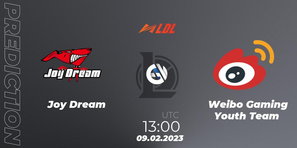 Joy Dream - Weibo Gaming Youth Team: ennuste. 09.02.23, LoL, LDL 2023 - Swiss Stage