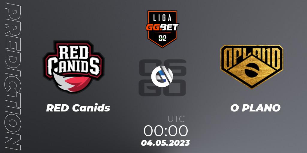 RED Canids - O PLANO: ennuste. 04.05.2023 at 00:00, Counter-Strike (CS2), Dust2 Brasil Liga Season 1