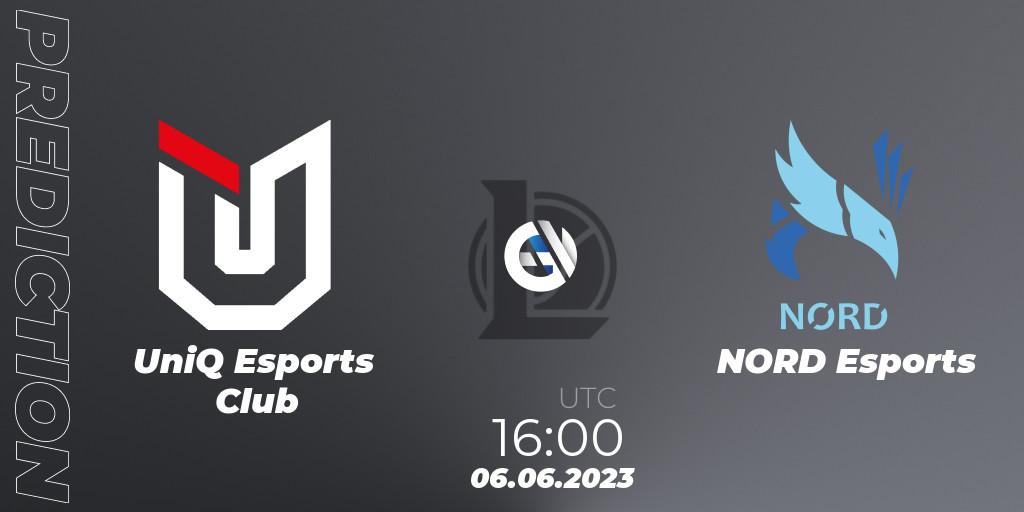 UniQ Esports Club - NORD Esports: ennuste. 06.06.23, LoL, NLC Summer 2023 - Group Stage