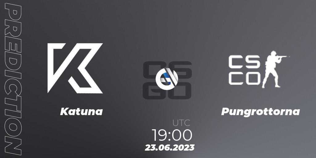 Katuna - Pungrottorna: ennuste. 23.06.2023 at 19:00, Counter-Strike (CS2), Preasy Summer Cup 2023