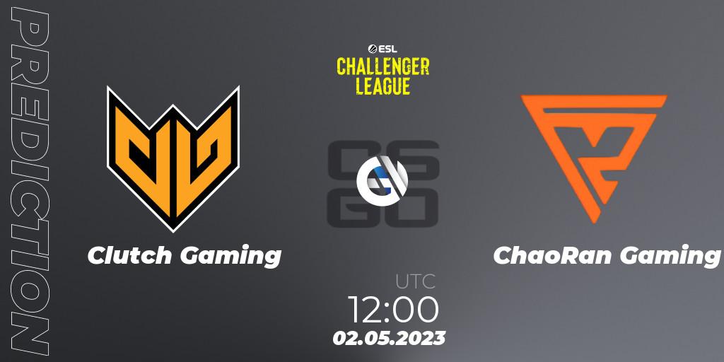 Clutch Gaming - ChaoRan Gaming: ennuste. 02.05.2023 at 12:00, Counter-Strike (CS2), ESL Challenger League Season 45: Asia-Pacific