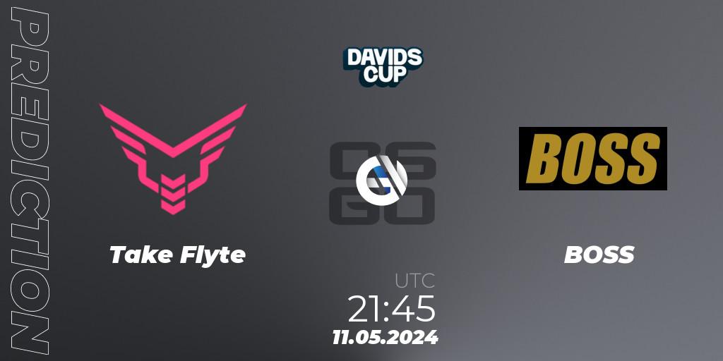 Take Flyte - BOSS: ennuste. 11.05.2024 at 21:45, Counter-Strike (CS2), David's Cup 2024