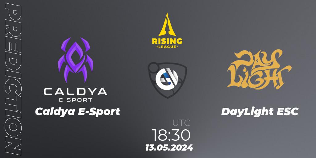 Caldya E-Sport - DayLight ESC: ennuste. 13.05.2024 at 18:25, Rocket League, Rising League 2024 — Split 1 — Main Event