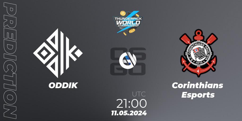 ODDIK - Corinthians Esports: ennuste. 11.05.2024 at 21:00, Counter-Strike (CS2), Thunderpick World Championship 2024: South American Series #1