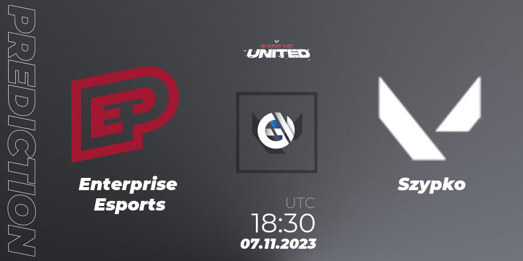 Enterprise Esports - Szypko: ennuste. 07.11.23, VALORANT, VALORANT East: United: Season 2: Stage 3 - Finals
