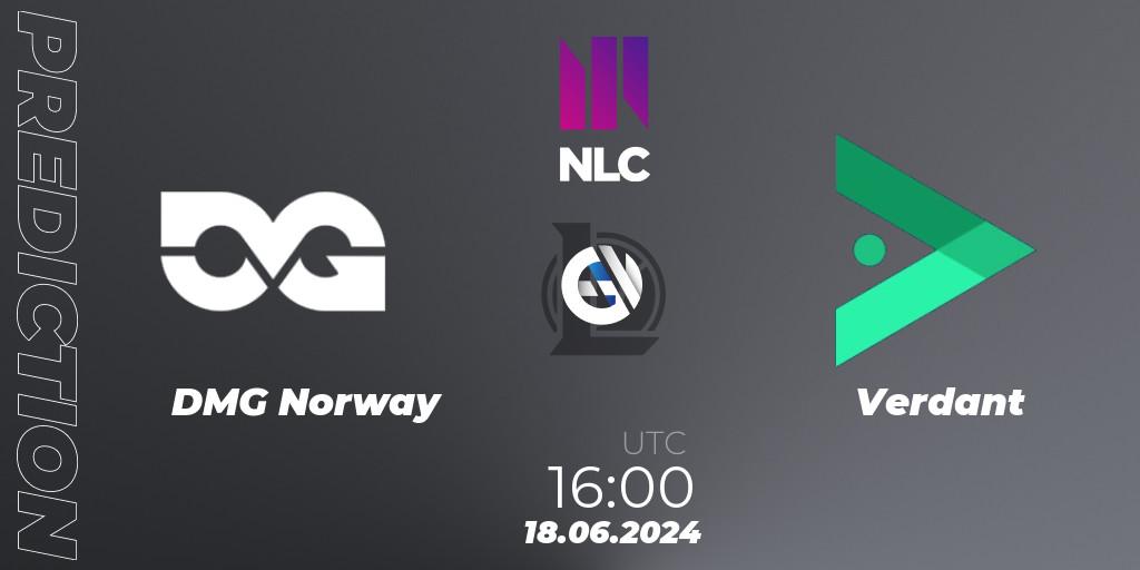 DMG Norway - Verdant: ennuste. 18.06.2024 at 16:00, LoL, NLC 1st Division Summer 2024