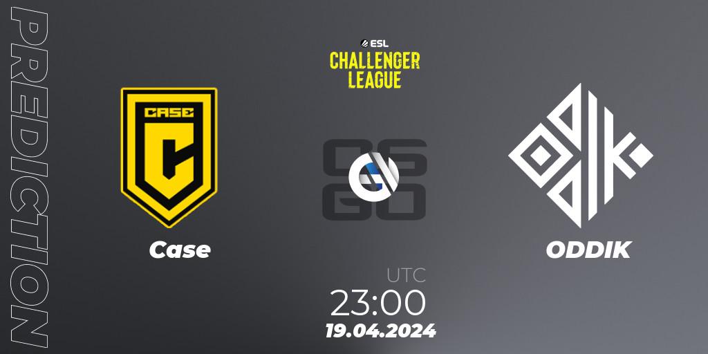 Case - ODDIK: ennuste. 02.05.2024 at 23:00, Counter-Strike (CS2), ESL Challenger League Season 47: South America