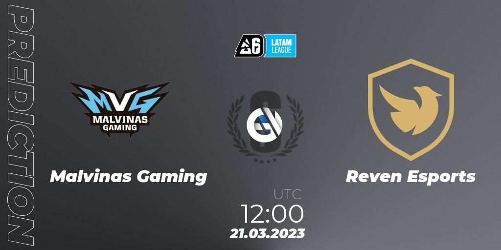 Malvinas Gaming - Reven Esports: ennuste. 22.03.23, Rainbow Six, LATAM League 2023 - Stage 1