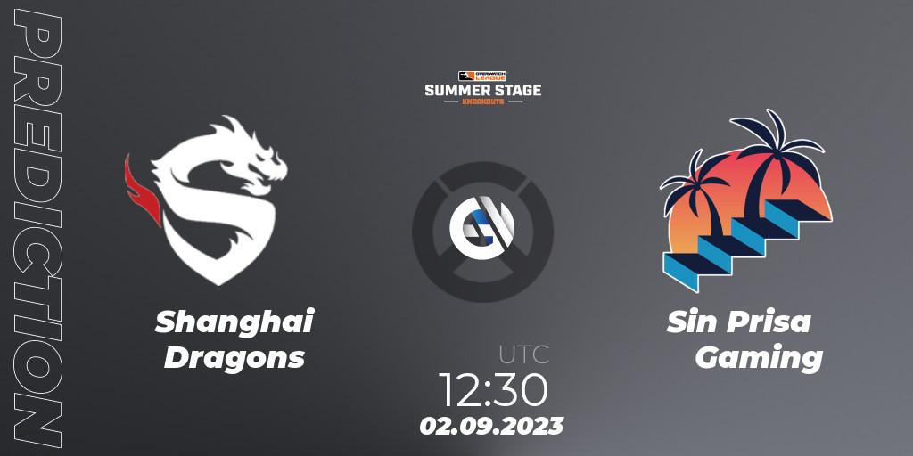 Shanghai Dragons - Sin Prisa Gaming: ennuste. 02.09.23, Overwatch, Overwatch League 2023 - Summer Stage Knockouts