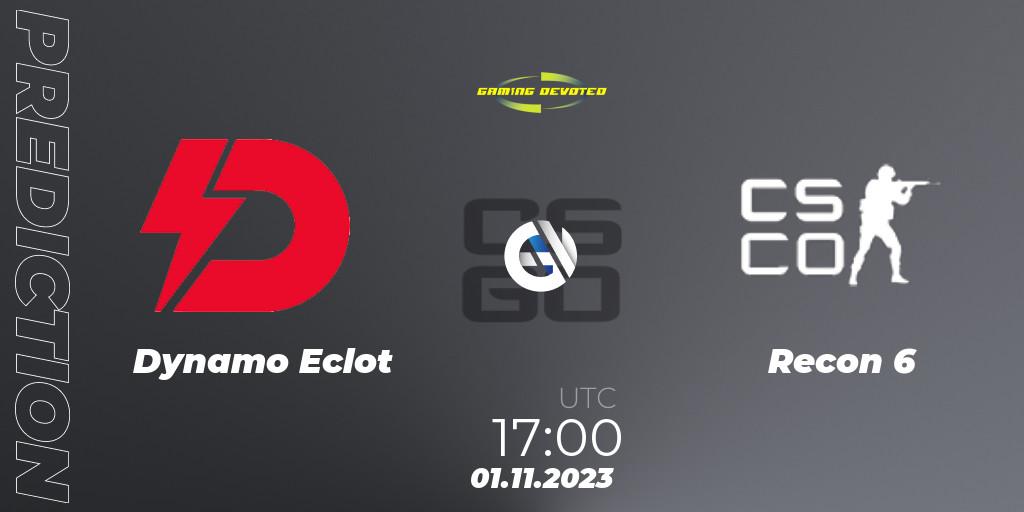 Dynamo Eclot - Recon 6: ennuste. 01.11.2023 at 17:00, Counter-Strike (CS2), Gaming Devoted Become The Best
