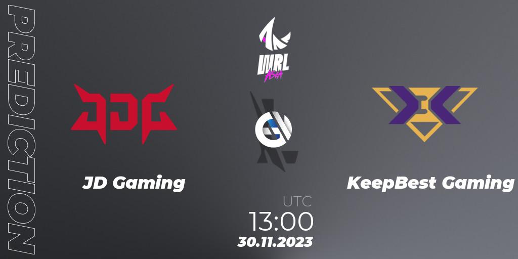 JD Gaming - KeepBest Gaming: ennuste. 30.11.2023 at 13:00, Wild Rift, WRL Asia 2023 - Season 2 - Regular Season