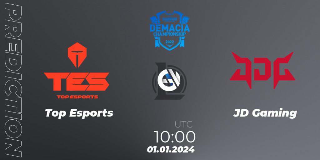 Top Esports - JD Gaming: ennuste. 01.01.24, LoL, Demacia Cup 2023 Playoffs
