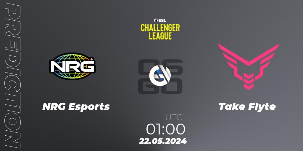 NRG Esports - Take Flyte: ennuste. 22.05.2024 at 01:00, Counter-Strike (CS2), ESL Challenger League Season 47: North America