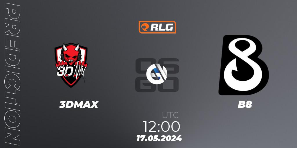 3DMAX - B8: ennuste. 17.05.2024 at 12:00, Counter-Strike (CS2), RES European Series #4